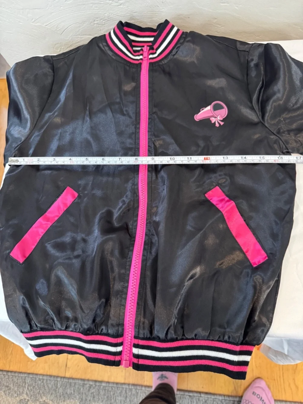 NWT Dreamgirl Varsity Cheerleader Costume Black Pink 5-Pc Set - Size Small